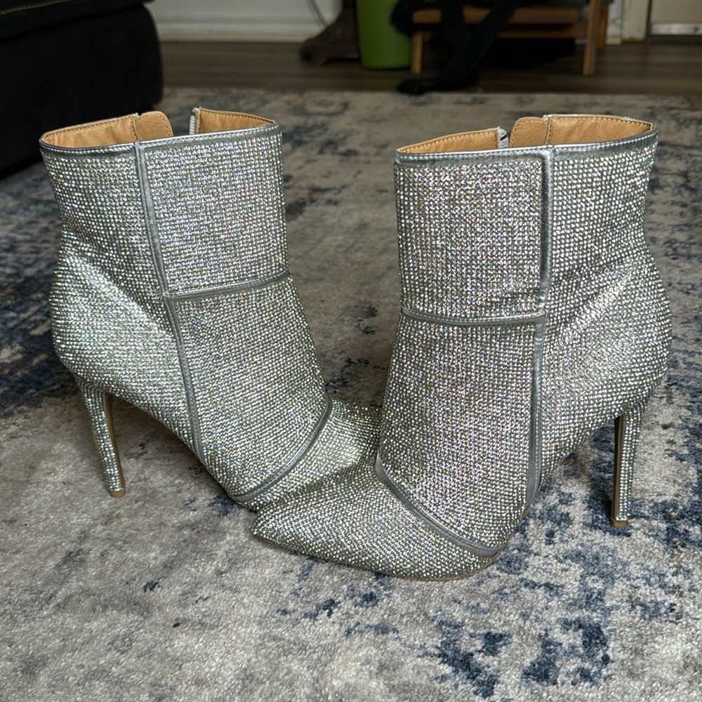 Rhinestone Booties. 4 weeks old! Never Worn! - Picture 9 of 16
